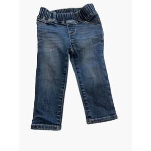 GAP Denim Jeans Infant Size 18-24 months Medium Wash Distressed Excellent very g